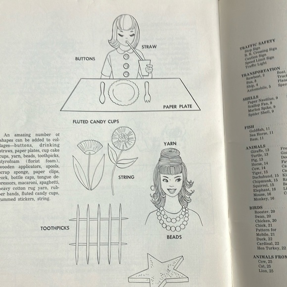 Book: vintage 1981 Projects and Patterns art Book - Picture 11 of 12